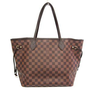 LOUIS VUITTON Brown Damier Neverfull MM Tote Bag